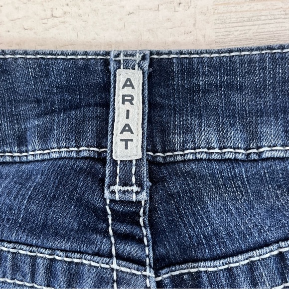 Ariat R.E.A.L. Rosy Whipstitch Low Rise Stretch Boot Cut Denim Jeans Size 27X30 - Picture 11 of 13